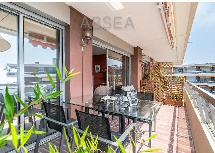 Nice Sea View Studio Pool Terrace Parking *