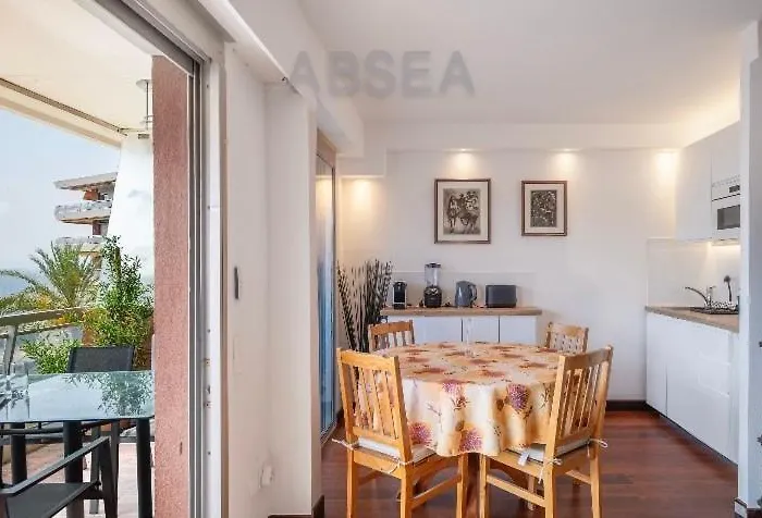 Nice Sea View Studio Pool Terrace Parking 公寓